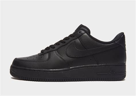 heren nike air sneaker zwart|zwarte Nike Air force 1.